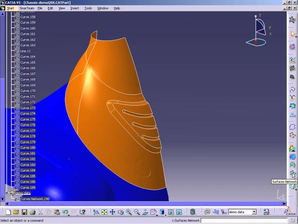 CATIA V5 - Reverse Engineering (REE) - YouTube