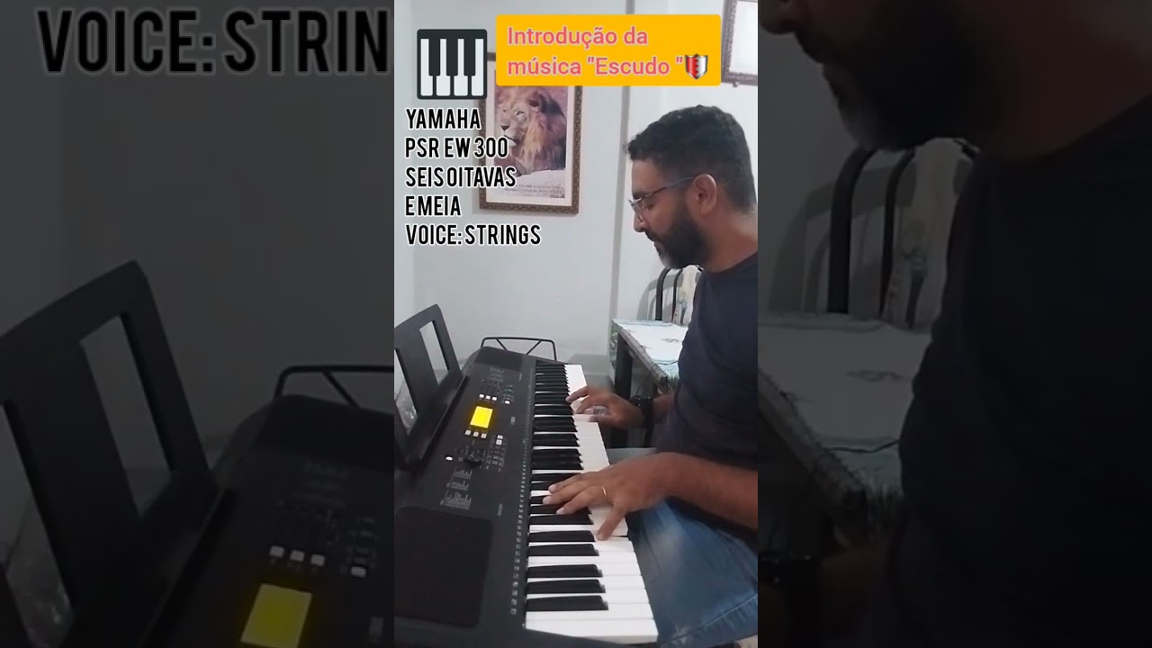 introdução da música ESCUDO (Voz da verdade ) no teclado