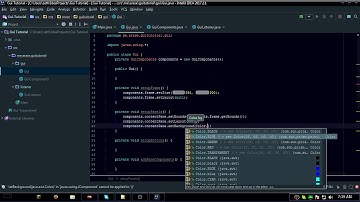 How to code a Gui in java. (Basic)