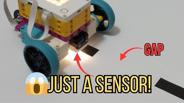 How to Build a SPIKE Prime Line Follower with ONE Color Sensor (Handles Gaps!)