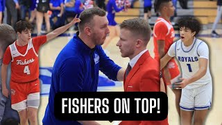 Cooper Zachary helps lead Fishers in Rival game vs HSE! INTENSE CROWD OVERRATED CHANTS!