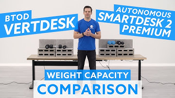 VertDesk v3 vs. Autonomous SmartDesk 2 Premium Standing Desk Weight Capacity Comparison