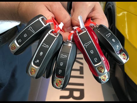 Замена батарейки в ключе Новый Порше 2019 - / Porsche key battery replacement 2019 -