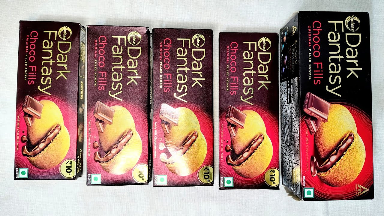 Dark fantasy unboxing video ASMR | Dark chocolate cookies ASMR Choco Bites 