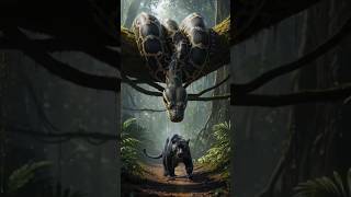 Famous Giant Python vs Black Panther | The Most Dangerous Jungle Battle Ever! 🐍🐆 #shorts #anaconda #panther Profile