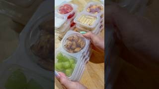Snack Packs! 🧀🍖🍇 #pantry #restock #quick #easy #snacks #asmr #healthy #toddler #bentonoods