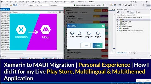 Xamarin to MAUI Migration | Personal Experience | How I did it for my Play Store app @Microsoft