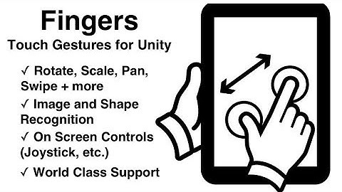 Fingers - Mobile Input Touch Gestures for Unity Showcase