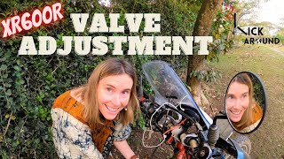 Honda XR600R Valve Adjustment Ep.63 - XR600R Africa Dualsport Adventure 2022