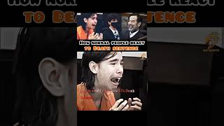 Non muslim vs muslim💪| How saddam hussein react to death sentence🔥 #trendingshorts#viralshorts#islam