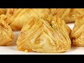 بقلاوة تاج الملك بعجينة منزلية وطريقة راح تخليك تتغلب على مخاوفك في تحضير العجينة