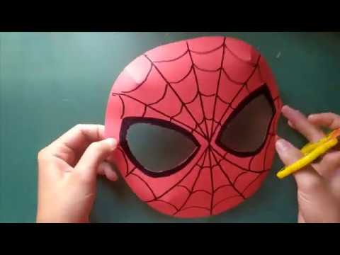 Làm Mặt Nạ Siêu Nhân Người Nhện || How To Make Spider-Man Mask ||  @Thaotranhandmade - Youtube