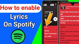 How to enable Lyrics on Spotify | Fix Spotify Lyrics Not Showing screenshot 3