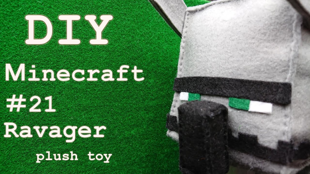 DIY Minecraft ] Ravager - How to make a 