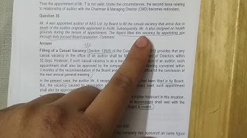 Sec 139(1,5,6,7,8) appointment of auditor.. Class 6 co. Audit