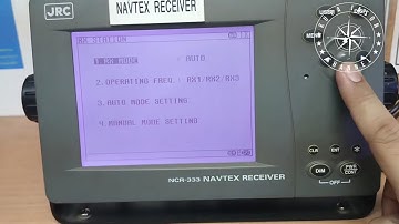 NAVTEX (JRC) Tutorial video