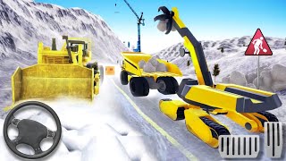 Real Heavy Snow Plow Truck Excavator Machine Games | New Construction Machine Simulator Android screenshot 2