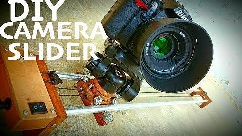 How to make a Portable Camera Slider Under 10$