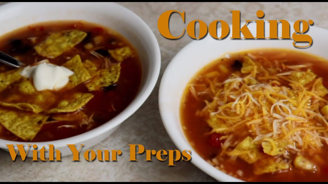 Mexican Chicken Soup from your Prepper Pantry - YouTube