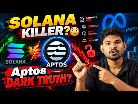 Aptos (APT) Deep Research: The 'Solana Killer' Exposed! | Tokenomics & Review in Telugu