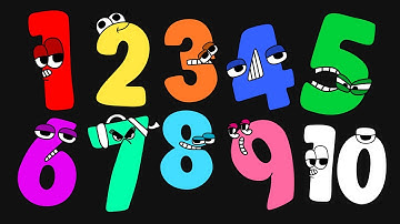 Number Colors Song for Kids | Colorful 1–10 Characters | Fun Counting & Color Learning