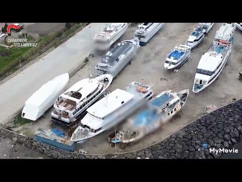Video CARABINIERI: INQUINAMENTO DEL FIUME SARNO, SEQUESTRATO UN CANTIERE NAVALE A CASTELLAMMARE DI STABIA