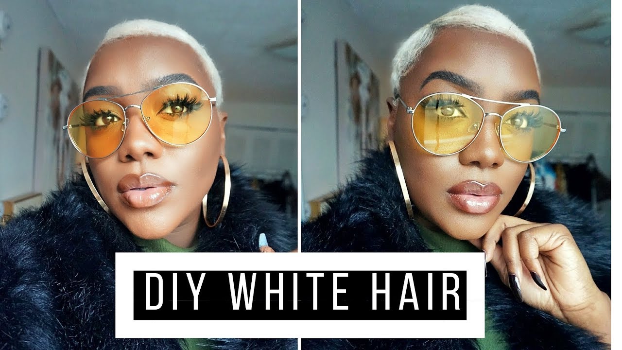 DIY Bleaching Icy White Blonde Hair Tutorial YouTube