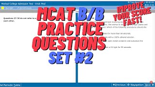 MCAT DISCRETE PRACTICE QUESTIONS TIME ! LETS DO THIS !!!   (SCORE A 132 QUICKLY!) 😎😎😎 BB SET #2