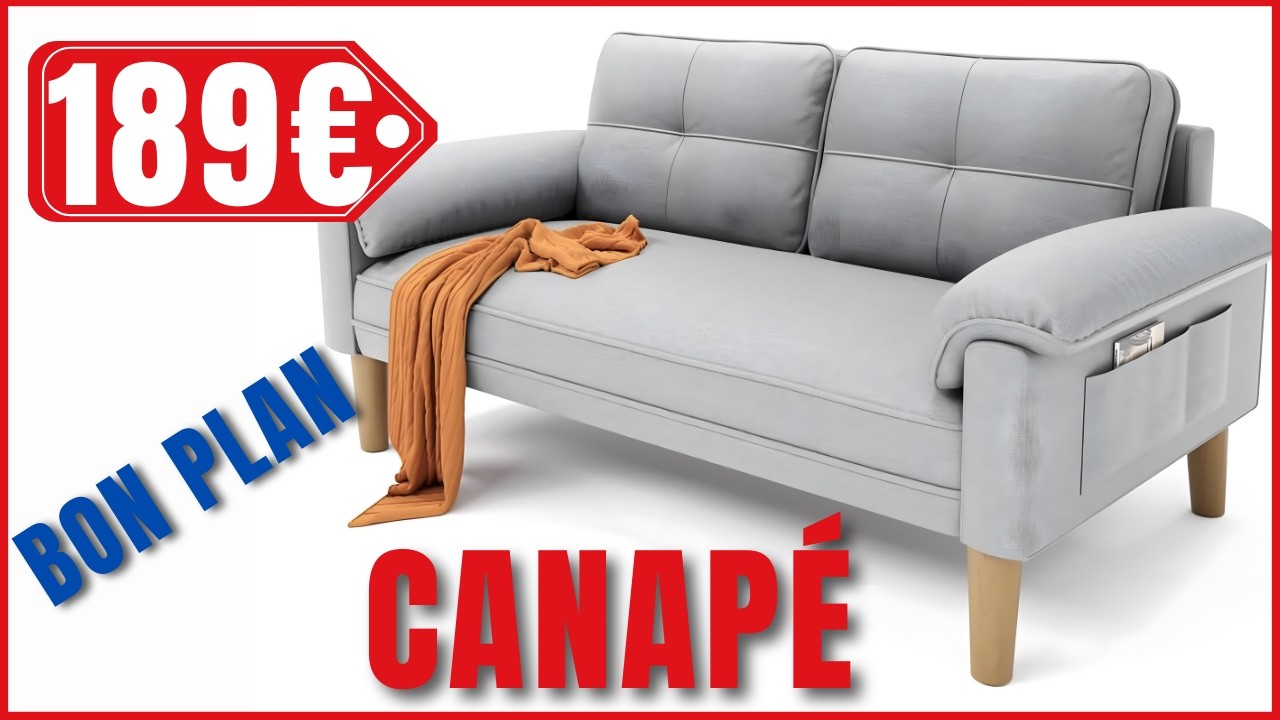 Canapé 2 Places Xbro gris foncé – Avis Complet, Dimensions, Montage et Confort