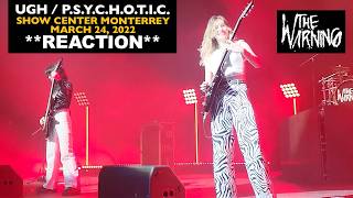 Musicians REACT to The Warning: UGH, PSYCHOTIC (March 24 2022) MULTICAM