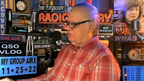 KC9VKV HAM RADIO QSO-VLOG - MY GROUP AIRCHECK!!! - 11/25/22 - JIM'S RADIO STORY