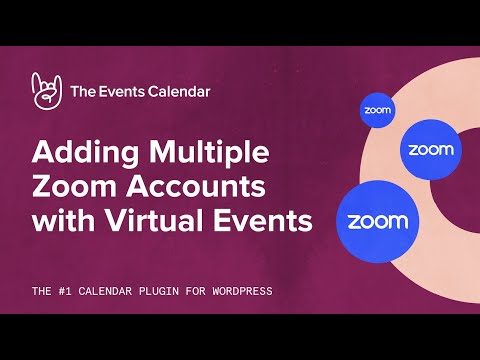 Adding Multiple Zoom Accounts with Virtual Events