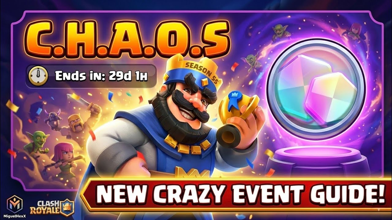 I BROKE the NEW Chaos Mode in Clash Royale! (Too OP)