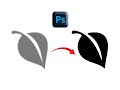 How to fix pixelated single color icon and logos in Adobe Photoshop#logoediting #designhacks #adobe