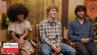 'Percy Jackson' Series Cast on What They're Most Excited for Book Fans to See & More | THR News