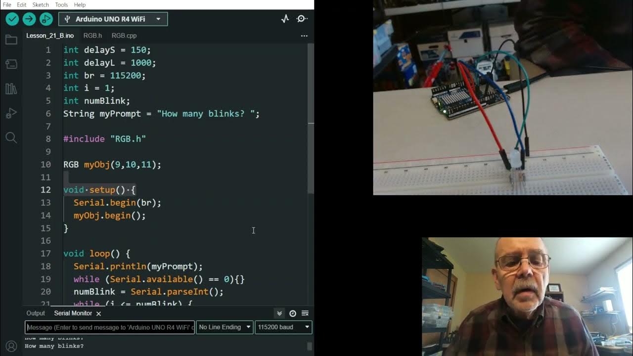 Paul mcwhorter arduino uno r4 wifi lesson 21 youtube