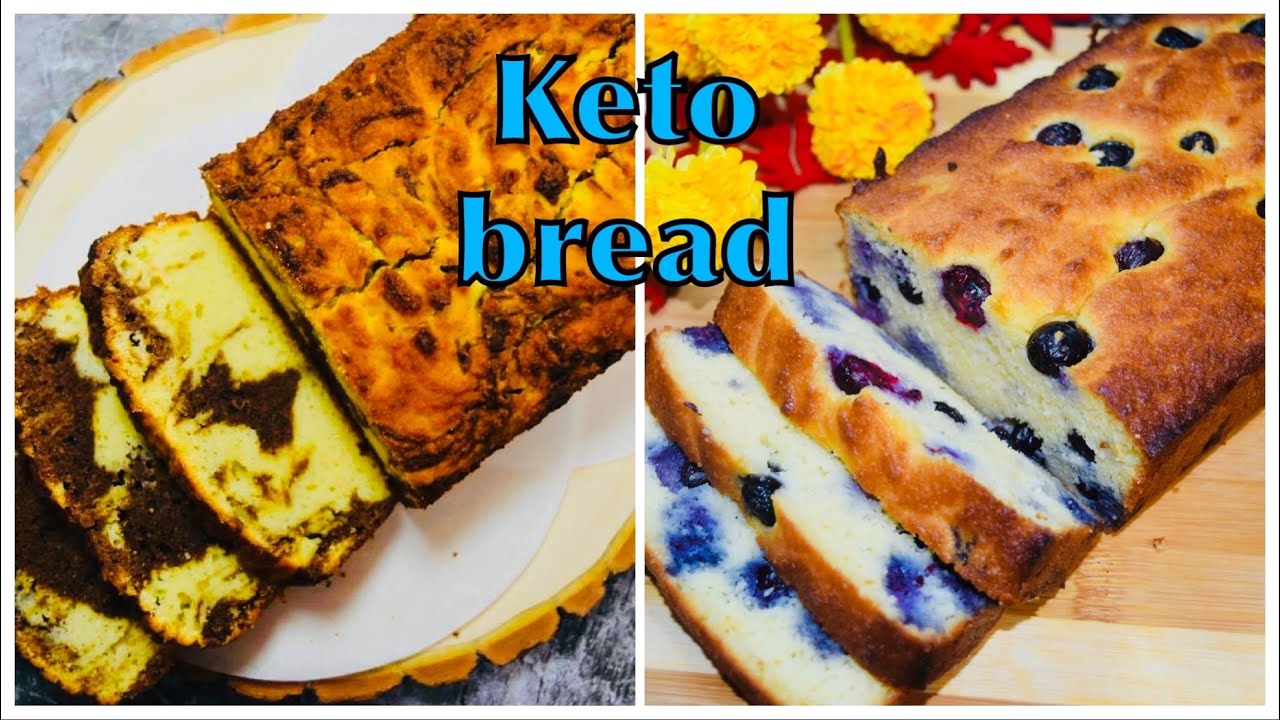 Keto bread blueberry bread keto marble bread low carb bread