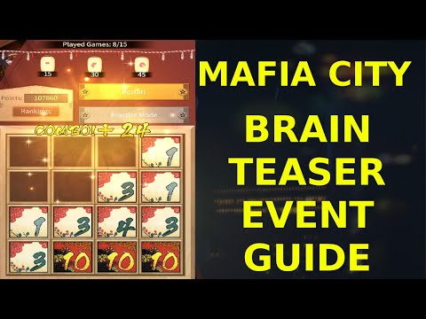 Brain Teaser Event Guide - Mafia City