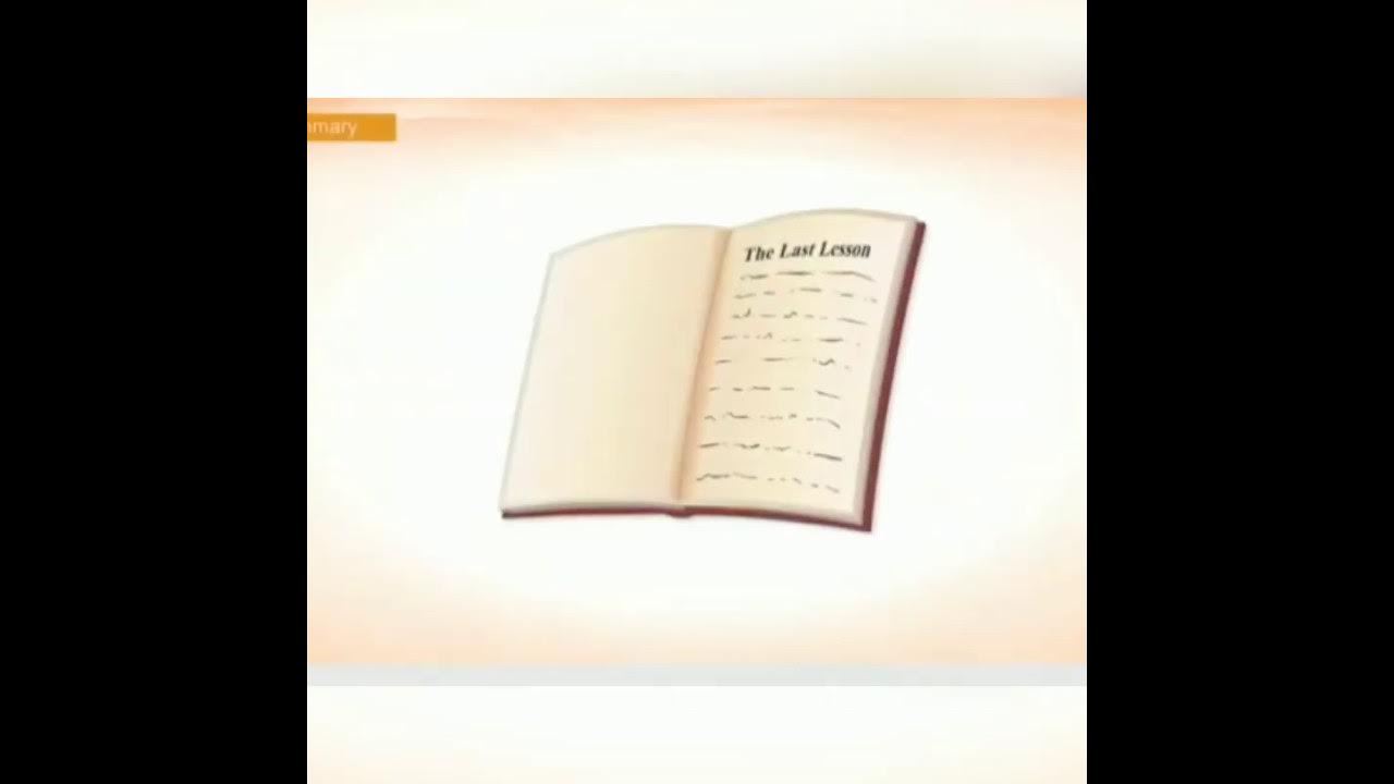 The Last Lesson / Summary / Alphonse Daudet / VkSingh YouTube