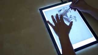 product link: http://www.amazon.com/dp/B00JJJHDMQ Quick review of the DBPOWER A4 LED Artist Stencil Board Tracing Table 