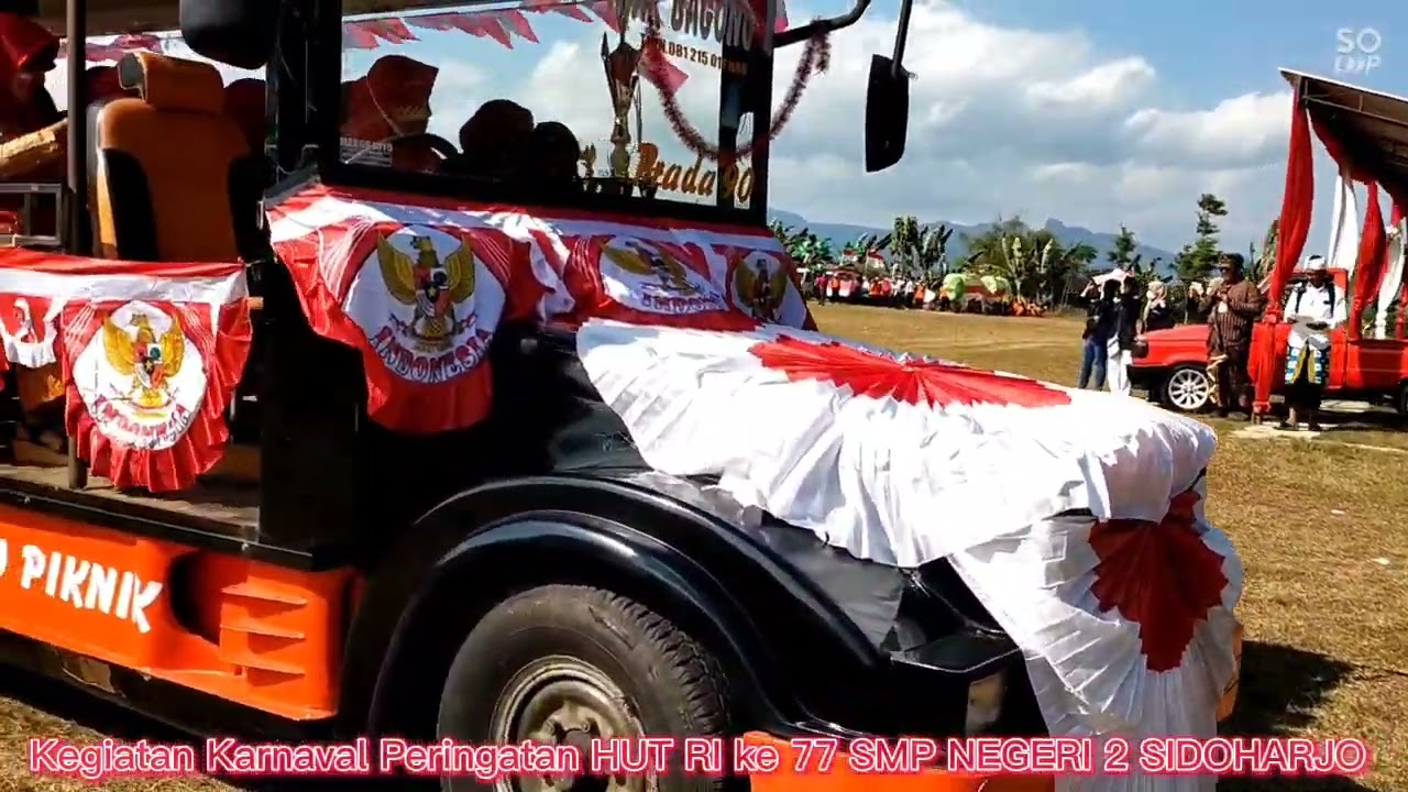 Karnaval HUT RI KE-77 Tahun 2022 SMPN 2 SIDOHARJO