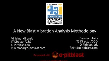 ISEE - A New Blast Vibration Analysis Methodology