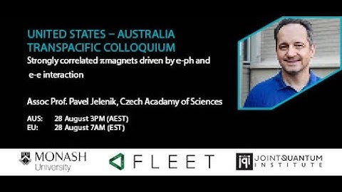 EU-Aust Colloquium - Strongly correlated pi-magnets driven by e-ph and e-e interaction