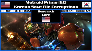Metroid Prime (GC) - Korean Save File Corruptions - Research Core (US)