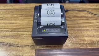 How to disable queue management token system in Sintech 701UL Thermal receipt billing printer 