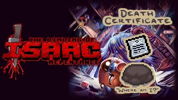 Death Certificate - The Binding of Isaac: Repentance New Item