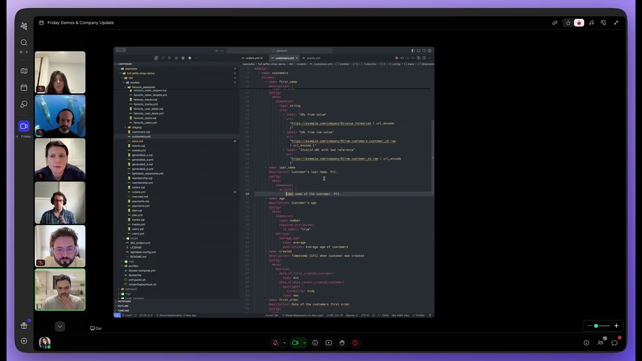 Lightdash demo: Give your AI more context