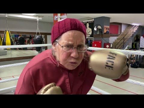 Grandmother fights Parkinson's with non-contact boxing