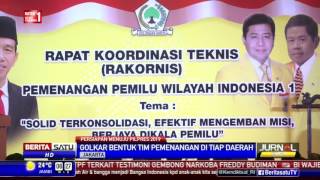 Golkar Buat Pemetaan Pemenangan Jokowi Pilpres 2019