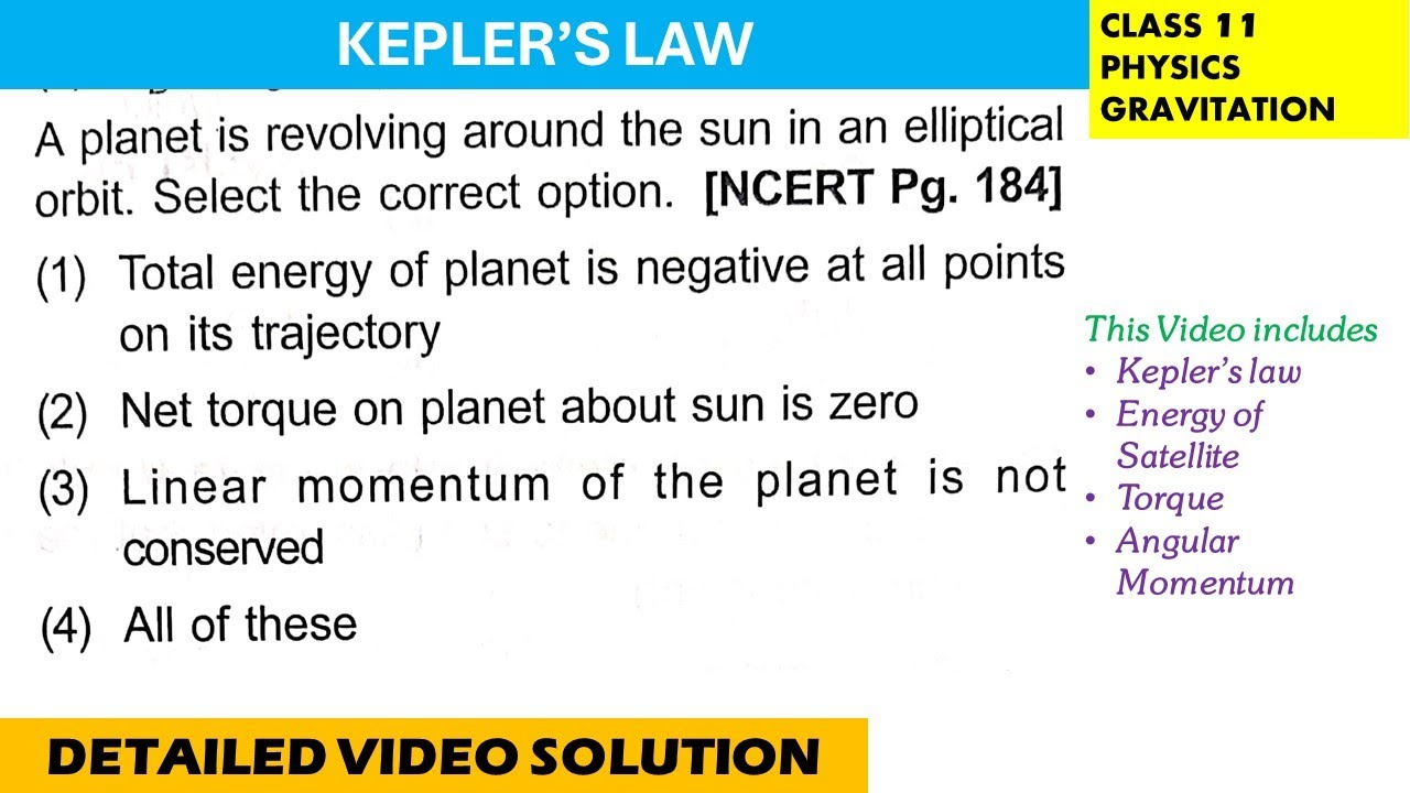 A Planet Is Revolving Around The Sun In An Elliptical Orbit Select The A Planet Is Revolving Around The Sun In An Elliptical Orbit Select The